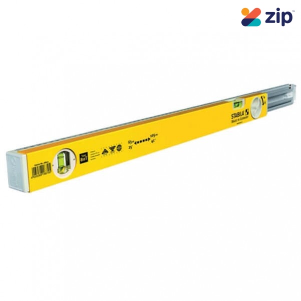 Stabila 80T80-127 - 800-1270mm 80T Telescopic Spirit Level 2 Vials Measuring Level