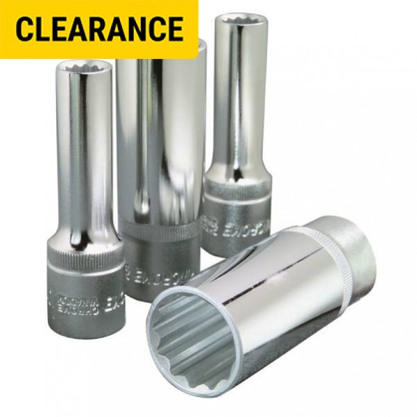 Kincrome DS8MC - 8mm 1/2" Drive Standard Deep Socket Sockets & Accessories