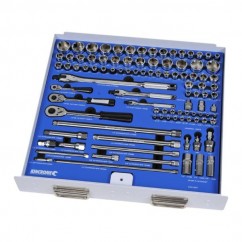 Kincrome EVA150T -  98 Piece 1/4, 3/8 & 1/2" Square Drive Imperial & Metric Eva Tray LOK-ON Socket Set