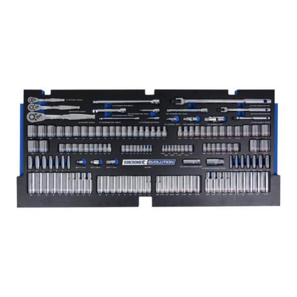 Kincrome EVA402T - 144 Piece EVA Tray Sockets and Accessories Sockets & Accessories Kincrome EVA402T - 144 Piece EVA Tray Sockets and Accessories Sockets & Accessories