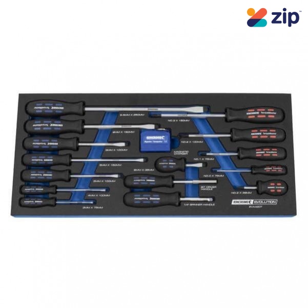 Kincrome EVA420T - 16 Piece EVA Tray Screwdrivers