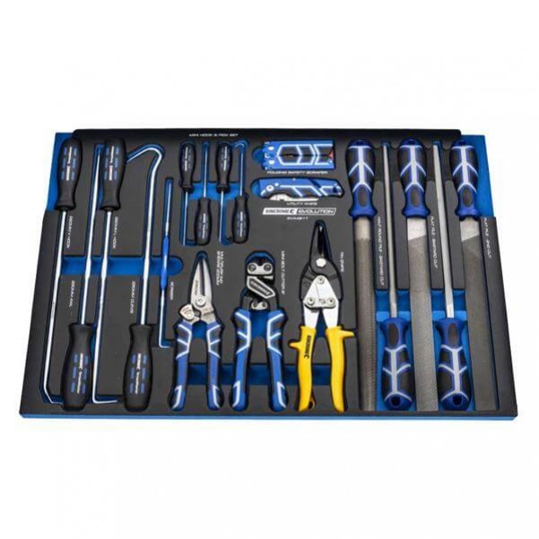 Kincrome EVA461T - 19 Piece EVA Tray Cut / Scrap Cutting Knives
