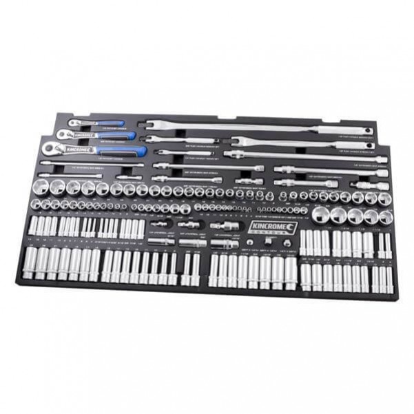 Kincrome EVA557T - 163 Piece LOK-ON EVA Tray Sockets & Accessories Sockets & Accessories