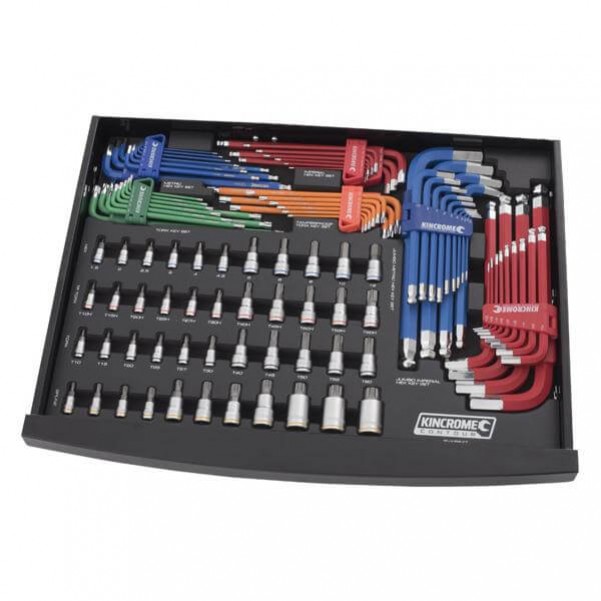 Kincrome EVA564T - 106 Piece EVA Tray Hex/TORX Keys & Sockets Hex & Torx Key