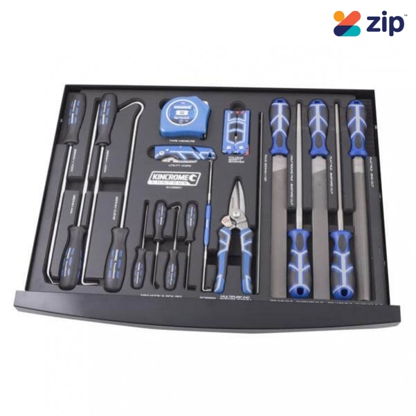 Kincrome EVA565T - 19 Piece EVA Tray Cut / Scrape / Hook / Measure Set