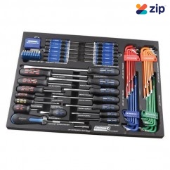 Kincrome EVA605T - 105 Piece EVA Tray Screwdriver & Fastening Set