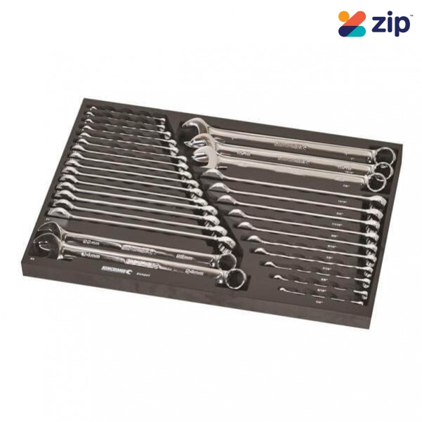 Kincrome EVA64T - 30 Piece EVA Tray Combination Spanners Spanner Sets