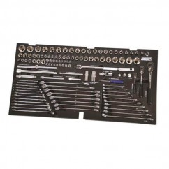 Kincrome EVA71T - 119 Piece EVA Tray Spanners, Sockets & Accessories