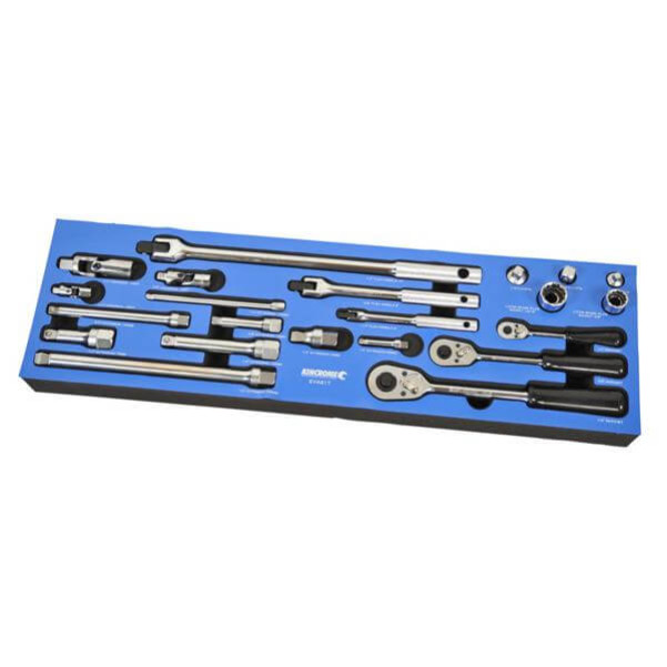 Kincrome EVA81T - 22 Piece EVA Tray Socket & Accessories Sockets & Accessories Kincrome EVA81T - 22 Piece EVA Tray Socket & Accessories Sockets & Accessories