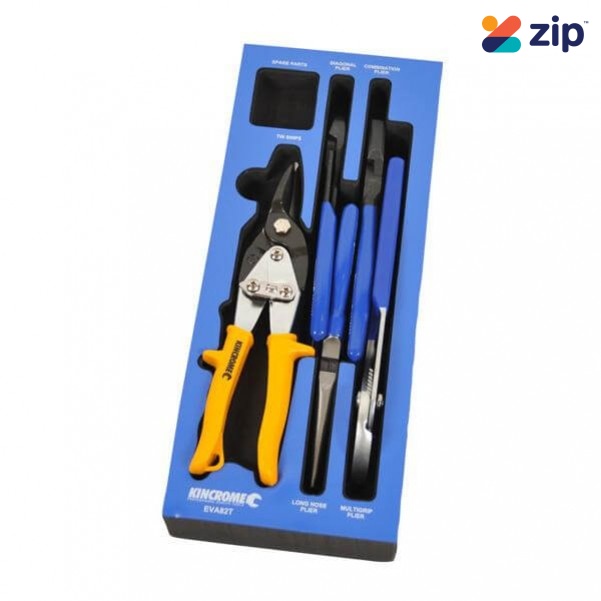 Kincrome EVA82T - 5 Piece EVA Tray Pliers & Tin Snips Plier