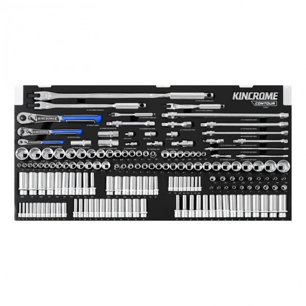 Kincrome EVA902T - 165 Piece LOK-ON Sockets & Accessories EVA Tray