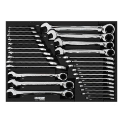 Kincrome EVA912T - CONTOUR 28 Piece EVA Tray Reverse Gear Spanner Set