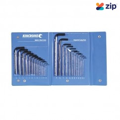 Kincrome HKW25C - 25 Piece Imperial & Metric Hex Key Wrench Set