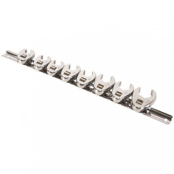 Kincrome K030008 - 8 Piece 3/8" Square Drive Metric Crow Foot Wrench Set Wrench