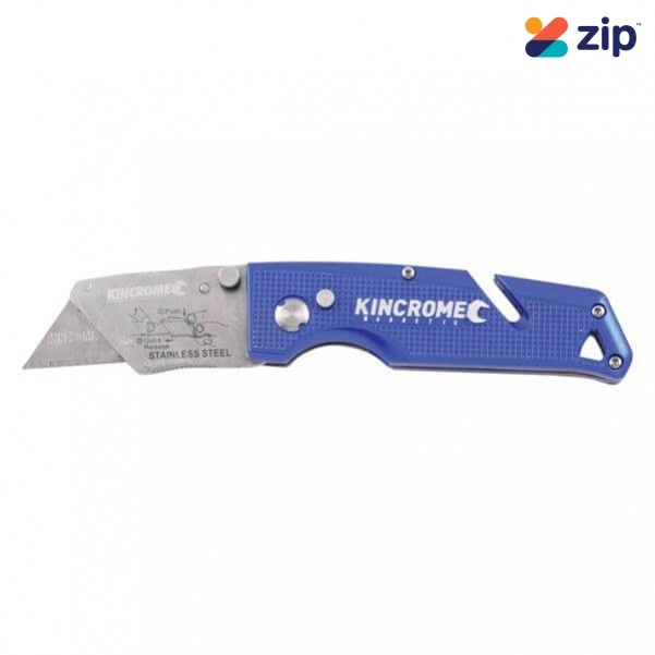 Kincrome K060014 - Magnetic Folding Utility Knife Cutting Knives