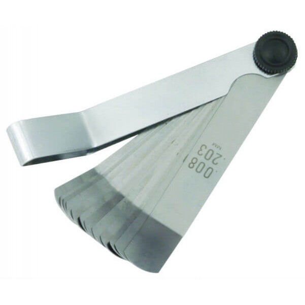 Kincrome K080007 - 100MM 4" 12 Blade Imperial & Metric Offset Feeler Gauge Automotive Service Tools