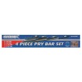Kincrome K090001 - 4 Piece Pry Bar Set