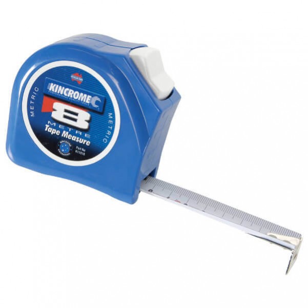 Kincrome K11018 - Metric 8M Tape Measure Measuring Tape