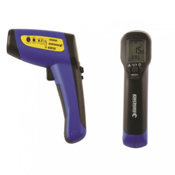 Kincrome K11110 - 12:1 Laser Point Non-Contact Infrared Thermometer Detectors