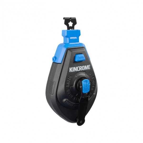 Kincrome K11505 - 6:1 Chalk Reel Aluminium with Chalk Chalk Lines and Chalk