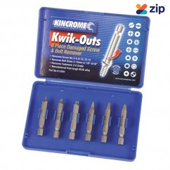 Kincrome K12001 - 6 Piece Kwik-Outs Damaged Screw & Bolt Remover