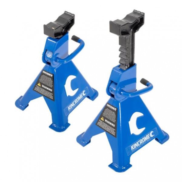 Kincrome K12073 - 2000kg 2 Piece Ratchet Jack Stand Floor Jacks