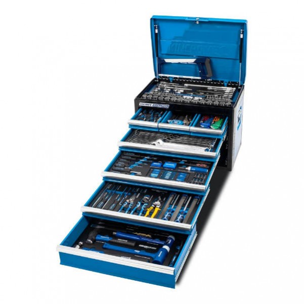 Kincrome K1218 - 281 Piece 7 Drawer 1/4”, 3/8” & 1/2” Drive Evolution Tool Chest Workshop Tool Boxes & Trolleys