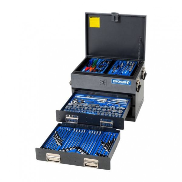 Kincrome K1249 - 218 Piece 1/4, 3/8, 1/2” Drive 2 Drawer Ute Box Tool Kit