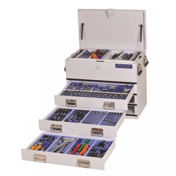 Kincrome K1255W - 1/4, 3/8 & 1/2" 279 Piece Square Drive Truck Box Tool Kit Workshop Tool Boxes & Trolleys