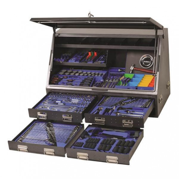 Kincrome K1257T - 385 Piece 1/4, 3/8 & 1/2" Drive Upright Truck Box Toolkit - Tools Only Tool Kit