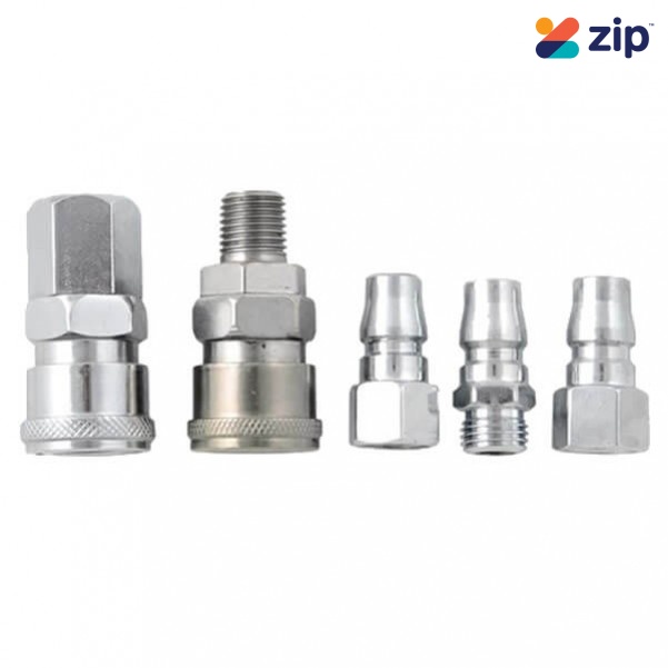 Kincrome K13133 - 5 Piece Nitto Style Air Fitting Kit  Air Tool Accessories 