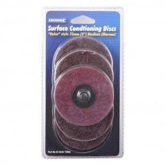 Kincrome K13245-75MA - 3” (75mm) 60 Grit (Medium) 5 Pack ‘Roloc’ Style Sanding Discs Sanding Discs, Papers & Wheels