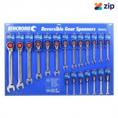 Kincrome K14074 - 20 Piece Reversible Gear Spanner Merchandiser