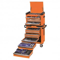 Kincrome K1500O - 1/4, 3/8, & 1/2" 472 PCE Square Drive Contour Tool Workshop Kit – Orange Tool Kit