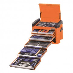 Kincrome K1502O - 1/4, 3/8 & 1/2" 328 PCE Square Drive Contour Tool Chest Workshop Tool Boxes & Trolleys