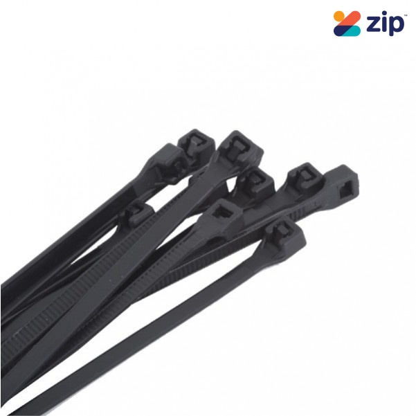 Kincrome K15700 - 100 x 2.5mm 25 Pieces Black Cable Ties 