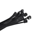 Kincrome K15801 - 200mm 100 Piece Black SELF-CUT Cable Tie Pack