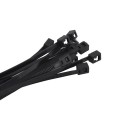 Kincrome K15803 - 280mm 100 Piece Black SELF-CUT Cable Tie Pack