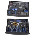 Kincrome K1597MBB - 403 Piece 1/4, 3/8 & 1/2" Drive Black Series Contour Tool Chest c/w Tool Cart  Tool Kit