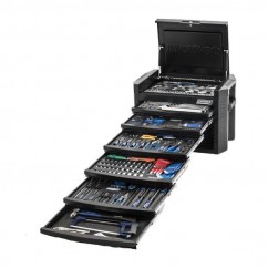 Kincrome K1597MB - 403 Piece 1/4, 3/8 & 1/2" Drive - Black Series CONTOUR Tool Chest