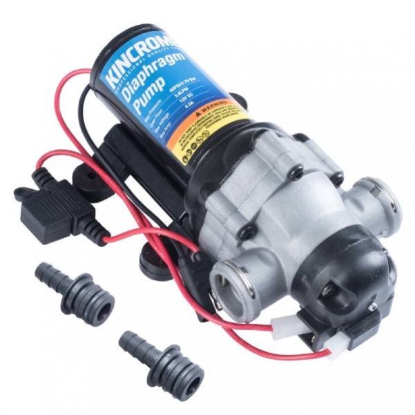 Kincrome K16102 - 3.8LPM 12V Quick Connect Diaphragm Pump Pumps