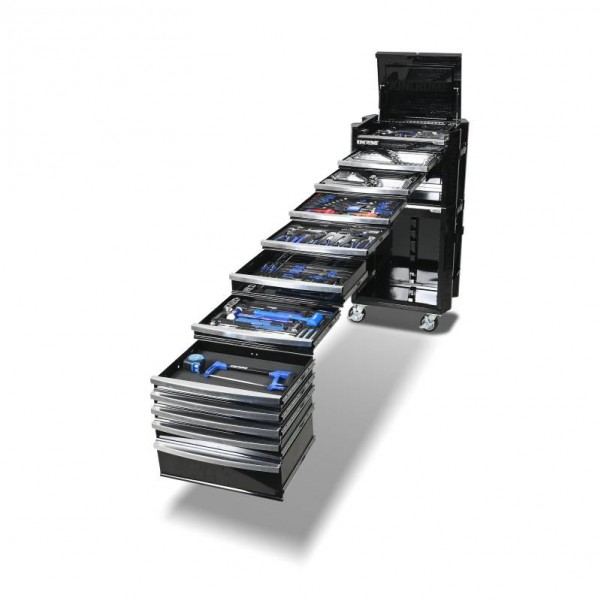 Kincrome  K1953B - 329 Piece 11 Drawer 29" CONTOUR Workshop Tool Kit Black Tool Chests & Trolleys