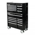 Kincrome K1957B - 480 Piece 17 Drawer (42") CONTOUR Black Workshop Tool Kit Tool Chests & Trolleys