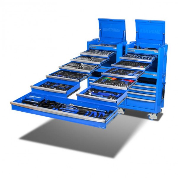 Kincrome K1967 - 868 Piece 22 Drawer 60" CONTOUR Workshop Tool Kit Tool Chests & Trolleys