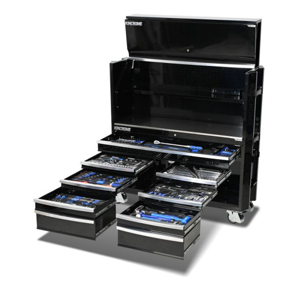 Kincrome K1969B - 455 Piece 12 Drawer (60") CONTOUR Black Trolley Tool Kit Tool Chests & Trolleys Kincrome K1969B - 455 Piece 12 Drawer (60") CONTOUR Black Trolley Tool Kit Tool Chests & Trolleys