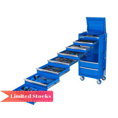 Kincrome K1972 - 474 Piece 9 Drawer 29" CONTOUR Tower Trolley Tool Kit - Blue