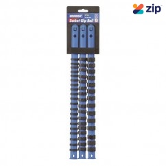 Kincrome K2072 - 3 Piece 1/4", 3/8" & 1/2" Square Drive Socket Clip Rail Set Sockets & Accessories