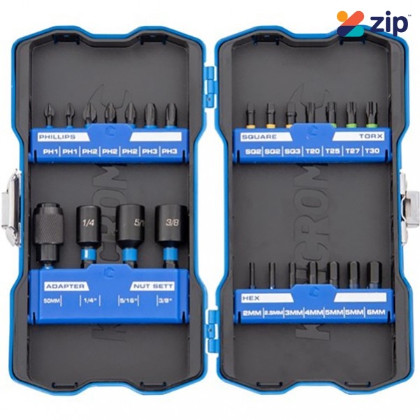 Kincrome K21001 - 25 Piece Impact Bit Set Drill/Driver Bit Sets