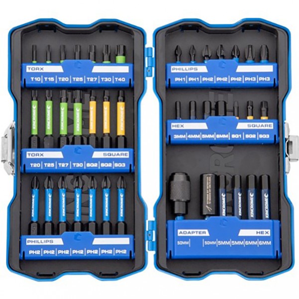 Kincrome K21002 - 41 Piece Impact Bit Set Drill/Driver Bit Sets