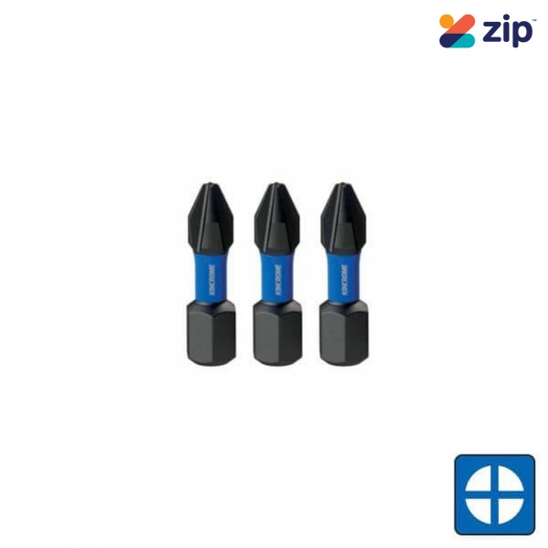 Kincrome K21220 - 25mm 3 Piece Phillips #1 Impact Bit